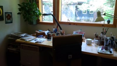 Inside the Poustinia at Madonna House, Combermere