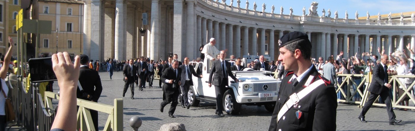 General Audience with Pope Francis in Rome, Italy
