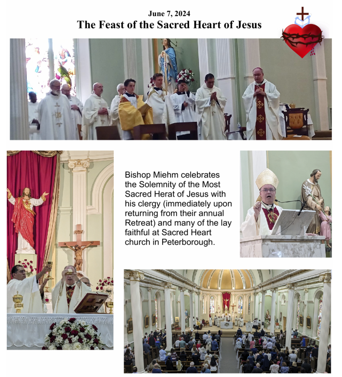 Celebrations for the Feast of the Sacred Heart of Jesus were held on June 7, 2024