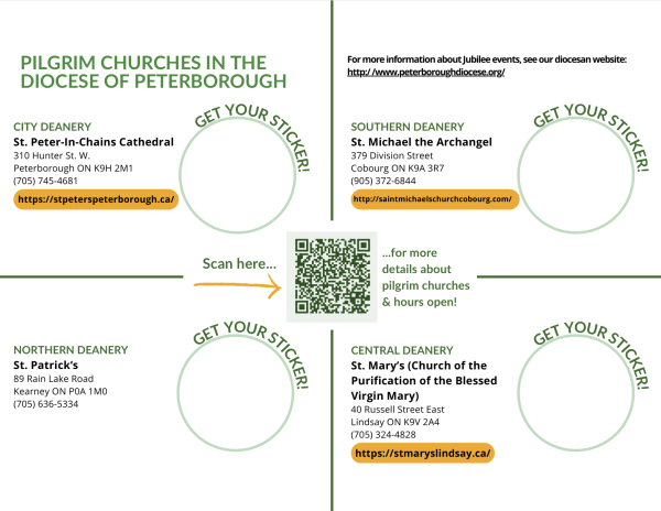 You can obtain a passport to document your pilgrimage to one or more of our four pilgrimage churches