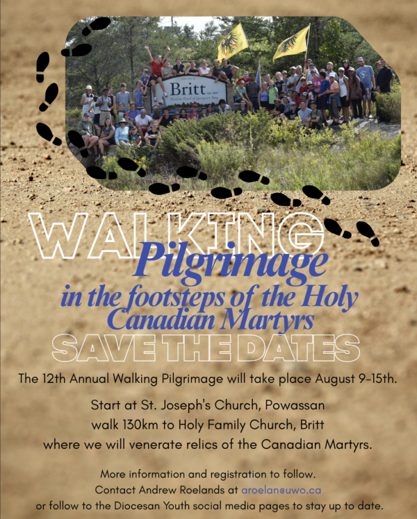 Join the 12th annual walking pilgrimage from August 9 to 15