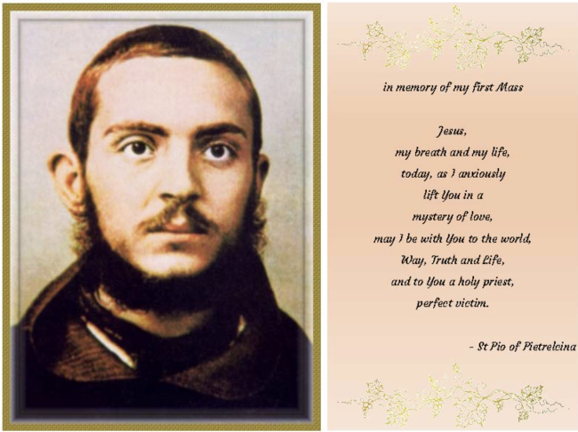 In Memory of My First Mass