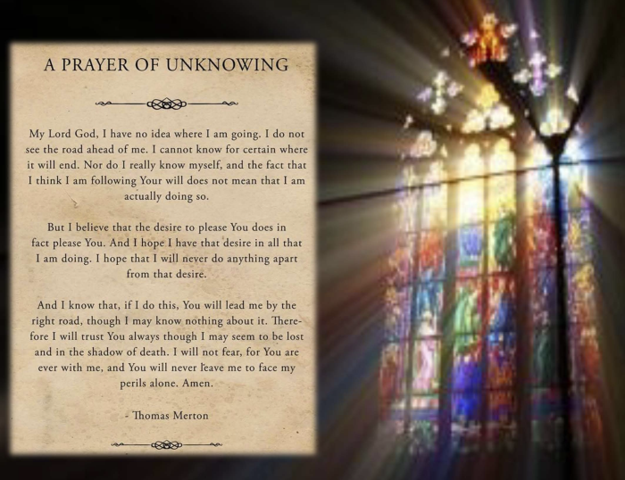 A Prayer of Unknowing
