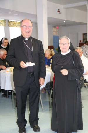 Bishop Miehm with Sr. Gaudentia