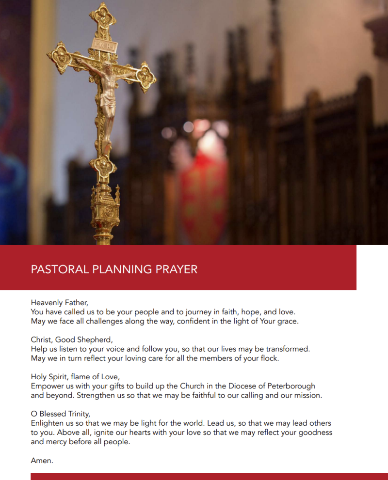 Pastoral Planning Prayer