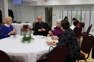Most Reverend Bishop Miehm with CSJ Sisters