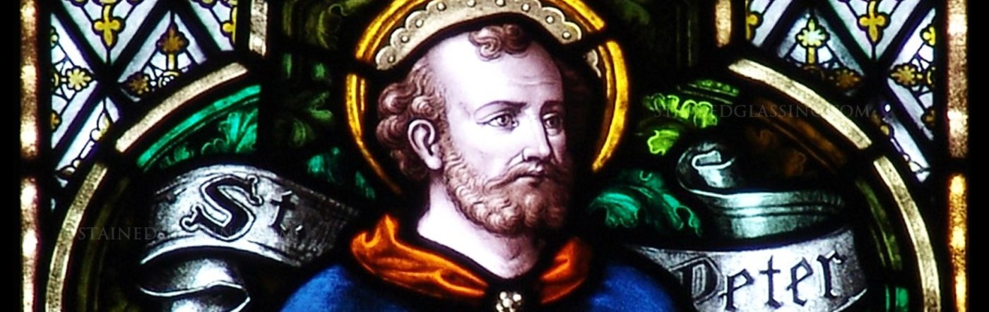 Stained Glass Window of St. Peter