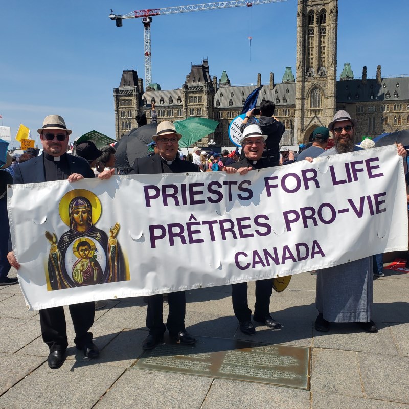 Priests for Life Canada, March for Life. May 11, 2023