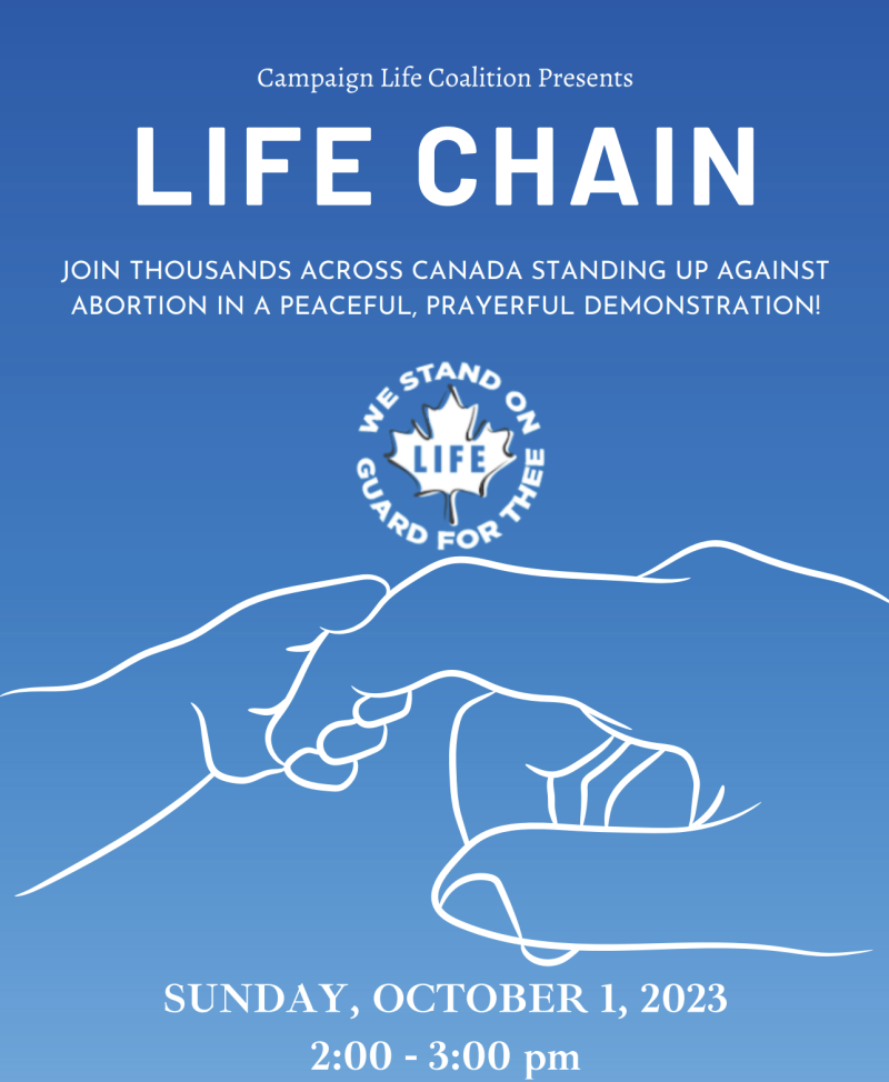 Life Chain 2023 Poster