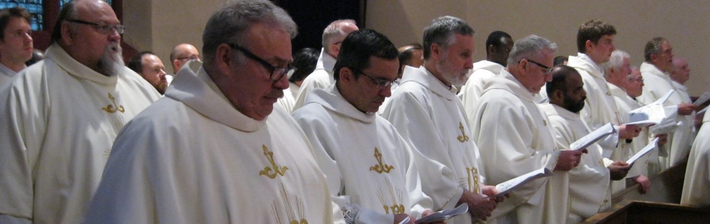 Priests at Chrism Mass