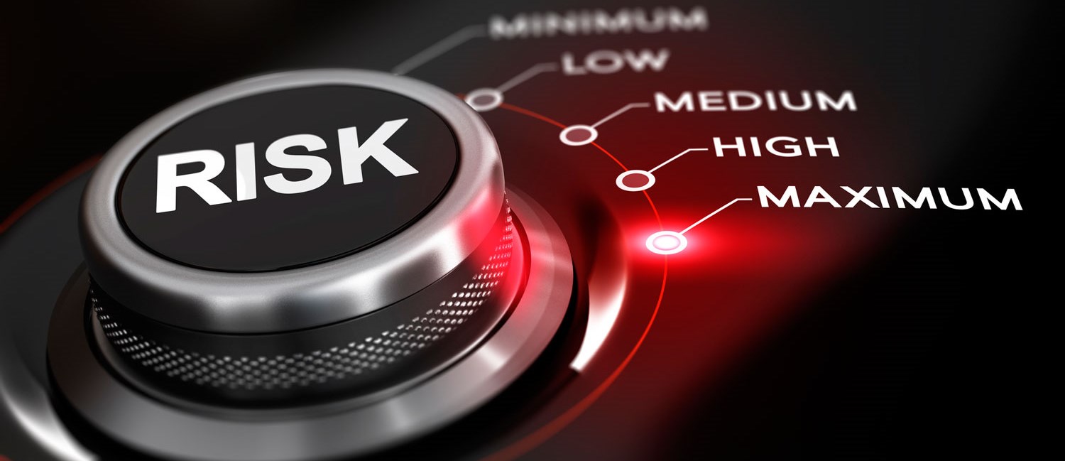 risk dial of low to high