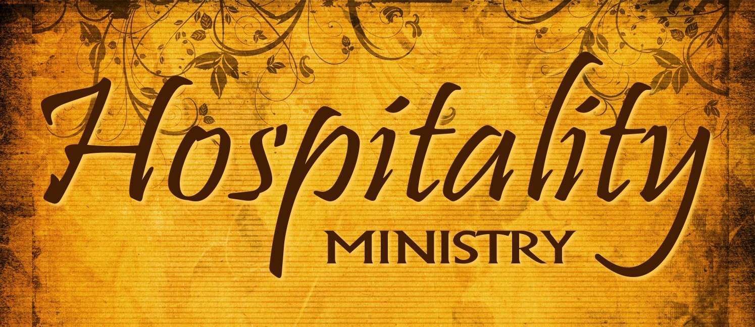 Hospitality Ministry sign