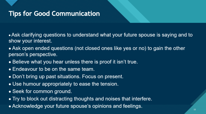 Marriage Prep Communication Slide 5