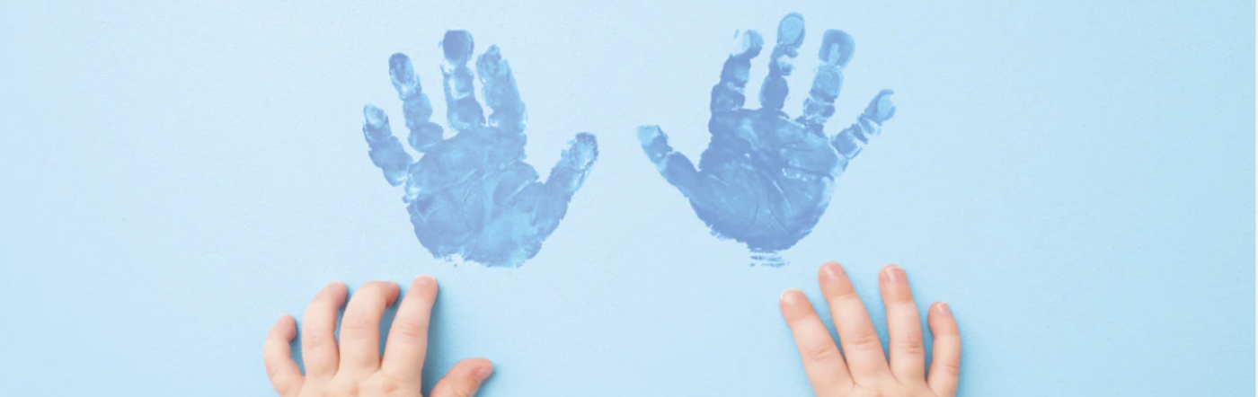 Baby handprints
