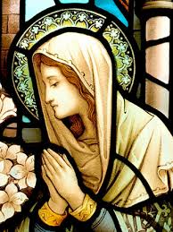 St. Mary at Prayer (stained glass window)