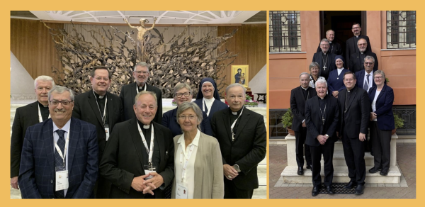 Canadian delegation at the Synod in Rome October 2023