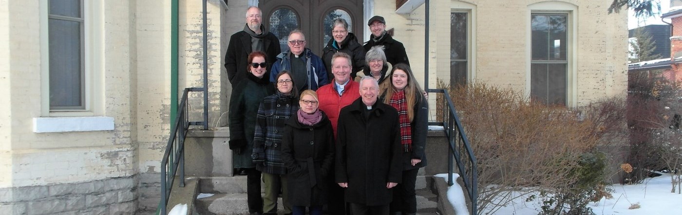 Diocesan Pastoral Centre staff outside the Centre