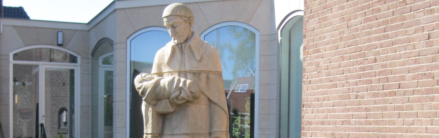 Statue of St. Vincent de Paul in Vollendam, Holland